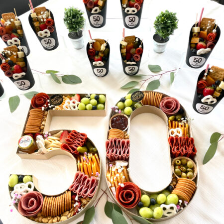 Letters Numbres Party Time Milanos Grazing Charcuterie Tx